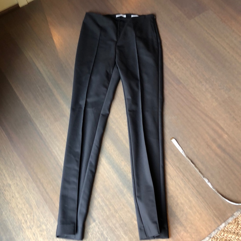 Babaton black pant side zip size 4